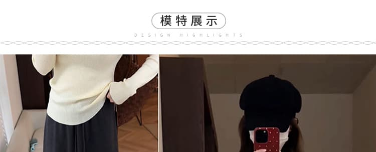 지금 임산부 느긋한 도루 센스 찹쌀 치마 이른 가을 반신 스커트 새로운 한 부서 하이웨이스트 슬림해 보이는 이후 트임 한 마디 롱 스커트 상세 이미지 20