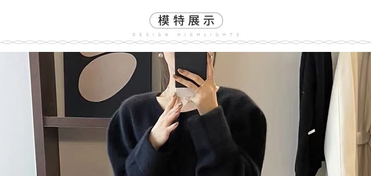 지금 임산부 없음 복부 지지 반신 스커트 새로운 가을 겨울철 니트 양모 슬림해 보이는 품격 프랑스식 도루 센스 한 마디 롱 스커트 상세 이미지 15