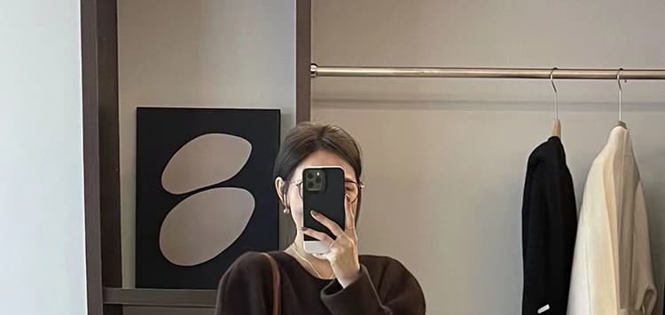 지금 임산부 없음 복부 지지 반신 스커트 새로운 가을 겨울철 니트 양모 슬림해 보이는 품격 프랑스식 도루 센스 한 마디 롱 스커트 상세 이미지 27