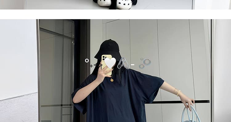 실사 임산부 없음 복부 지지 와이드 레그 팬츠 2026 새로운 조기 가을 여자 하이웨이스트 작은 키 루즈핏 스트레이트 캐주얼 바지 상세 이미지 33
