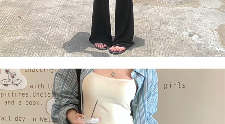 지금 임산부 니트 부츠컷 바지 이른 가을 2026 새로운 도루 가을 센스 j 털이 있는 복부 지지 바지 부츠컷 캐주얼 긴 바지 상세 이미지 27