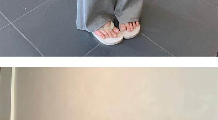 지금 임산부 니트 부츠컷 바지 이른 가을 2026 새로운 도루 가을 센스 j 털이 있는 복부 지지 바지 부츠컷 캐주얼 긴 바지 상세 이미지 47
