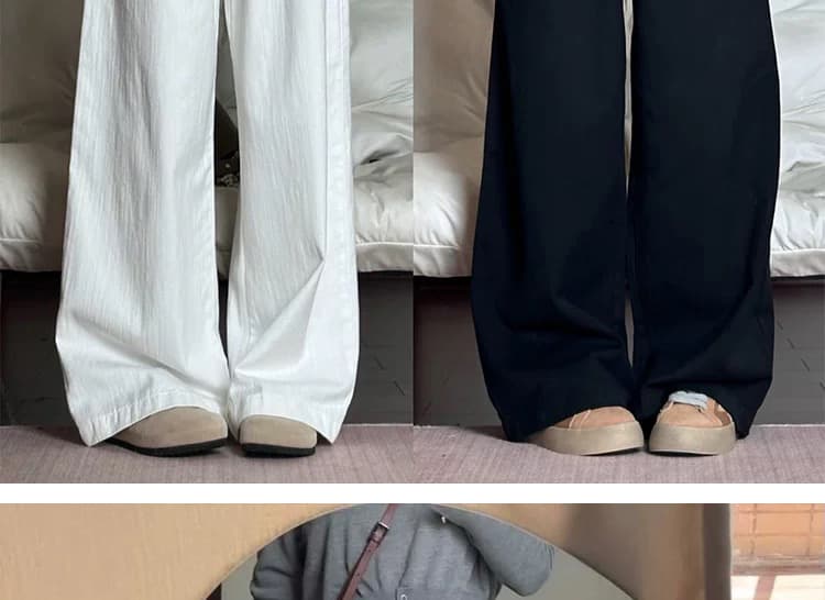 지금 임산부 와이드 레그 팬츠 가을 여성 2026 새로운 없음 복부 지지 봄 여름 아니요 르 배 출산 후 웨어러블 와이드 레그 팬츠 어린이 상세 이미지 26