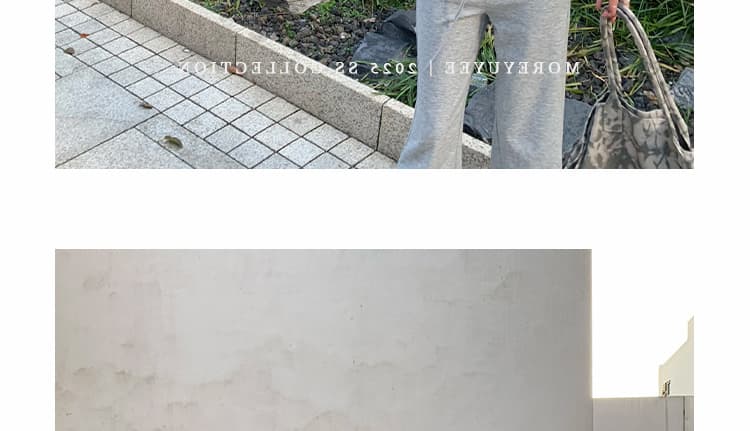 지금 임산부 니트 부츠컷 바지 새로운 봄 가을 얇은 스타일 2026 도루 가을 센스 복부 지지 바지 부츠컷 캐주얼 바지 상세 이미지 17