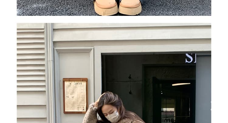 지금 임산부 니트 부츠컷 바지 봄 가을 얇은 스타일 2026 새로운 도루 가을 센스 복부 지지 바지 부츠컷 캐주얼 바지 상세 이미지 41