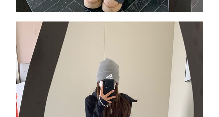 지금 임산부 니트 부츠컷 바지 봄 가을 얇은 스타일 2026 새로운 도루 가을 센스 복부 지지 바지 부츠컷 캐주얼 바지 상세 이미지 52