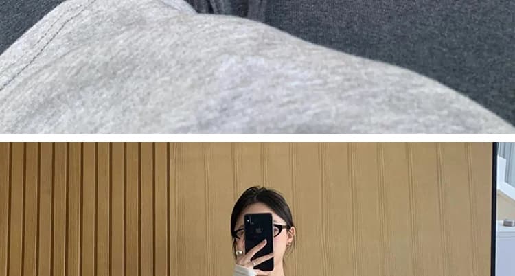 지금 임산부 니트 부츠컷 바지 봄 가을 얇은 스타일 2026 새로운 도루 가을 센스 복부 지지 바지 부츠컷 캐주얼 바지 상세 이미지 73