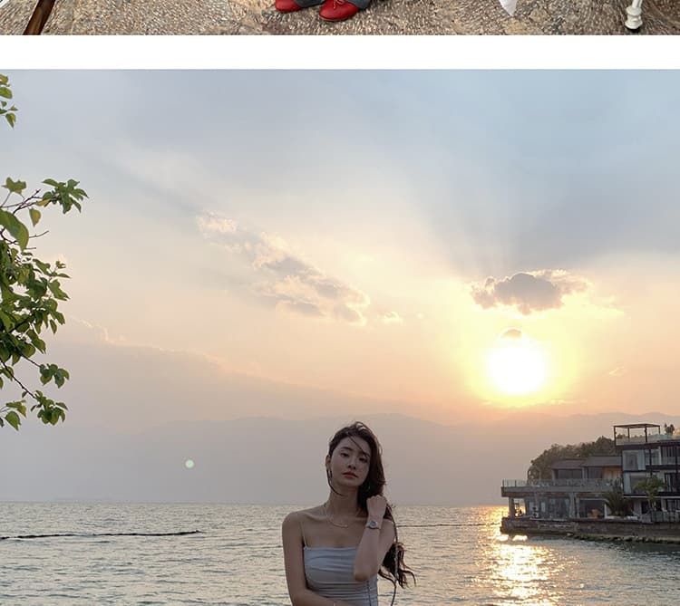 지금 임산부 부츠컷 바지 여성 봄 가을 2026 새로운 페이크 레이어드 방귀 커튼 펌프 로프 바지 스트레이트 슬림해 보이는 부츠컷 바지 상세 이미지 45