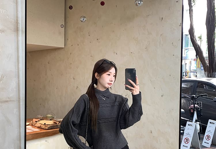 지금 임산부 어두운 회색 와이드 레깅스 바지 봄 가을 2026 새로운 페이크 레이어드 방귀 커튼 캐주얼 바지 루즈핏 와이드 레그 팬츠 상세 이미지 58