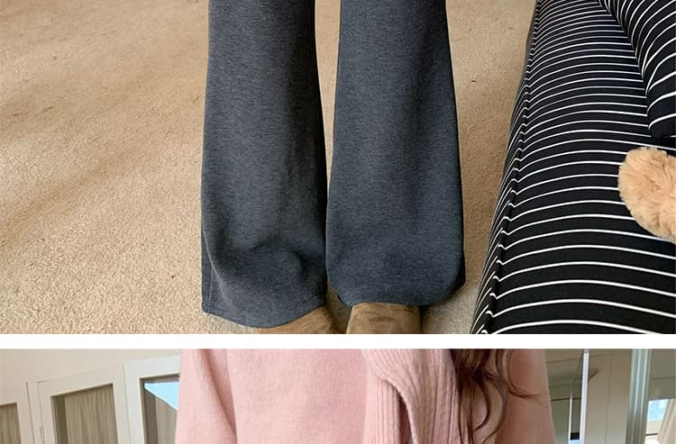 지금 임산부 어두운 회색 와이드 레깅스 바지 봄 가을 2026 새로운 페이크 레이어드 방귀 커튼 캐주얼 바지 루즈핏 와이드 레그 팬츠 상세 이미지 73