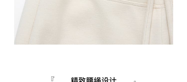 지금 임산부 아세트산 양모 찹쌀 와이드 레그 팬츠 2026 새로운 여성 가을 겨울철 한 부서 스트레이트 루즈핏 캐주얼 바지 상세 이미지 50