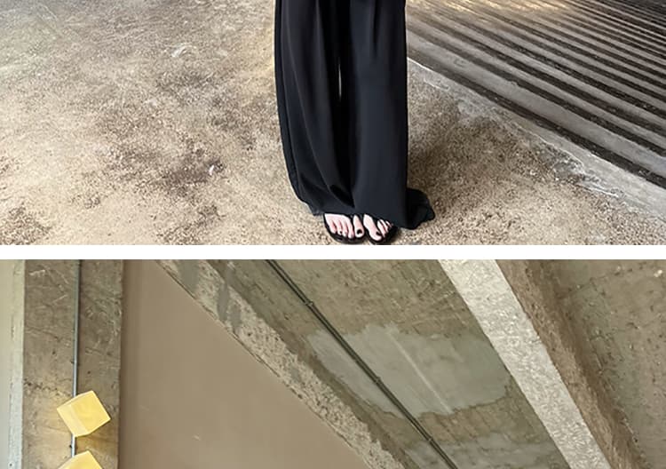지금 임산부 와이드 레그 팬츠 새로운 2026 여성 가을 도루 센스 다용도 없음 복부 지지 바지 느긋한 바람 루즈핏 캐주얼 바지 상세 이미지 61