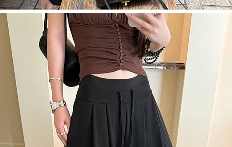지금 임산부 와이드 레그 팬츠 새로운 여성 2026 가을 도루 센스 다용도 없음 복부 지지 바지 느긋한 바람 루즈핏 캐주얼 바지 상세 이미지 35