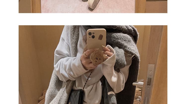 지금 임산부 느긋한 바람 펌프 로프 도루 가을 센스 트임 반신 스커트 양모 가을 한 부서 하이웨이스트 슬림해 보이는 타이트 스커트 롱 스커트 상세 이미지 42