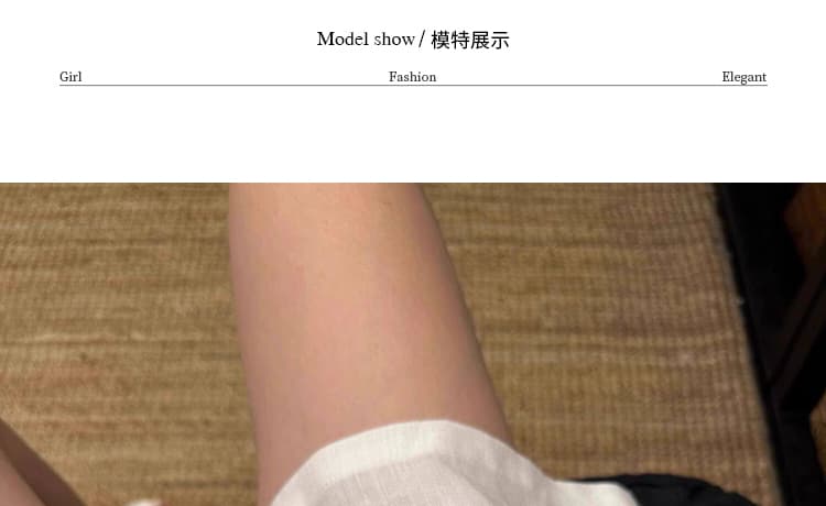 지금 임산부 화이트 면 린넨 운동 넓은 다리가 짧다. 바지 여성 여름 새로운 얇은 스타일 펌프 로프 작은 키 아마 짧은 바지 상세 이미지 17