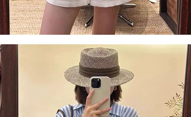 지금 임산부 화이트 면 린넨 운동 넓은 다리가 짧다. 바지 여성 여름 새로운 얇은 스타일 펌프 로프 작은 키 아마 짧은 바지 상세 이미지 26