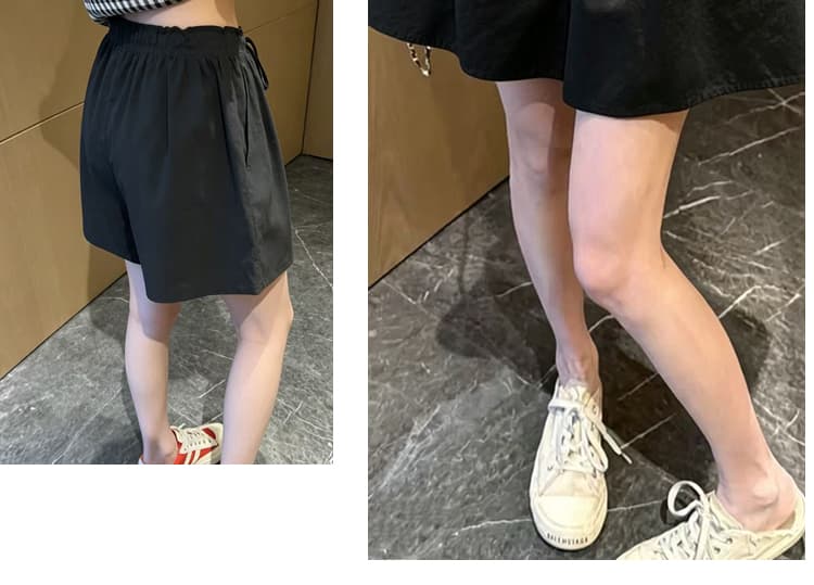 지금 임산부 화이트 운동 넓은 다리가 짧다. 바지 여성 여름 새로운 얇은 스타일 펌프 로프 작은 키 루즈핏 캐주얼 와이드 레그 팬츠 상세 이미지 6