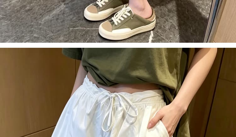 지금 임산부 화이트 운동 넓은 다리가 짧다. 바지 여성 여름 새로운 얇은 스타일 펌프 로프 작은 키 루즈핏 캐주얼 와이드 레그 팬츠 상세 이미지 27
