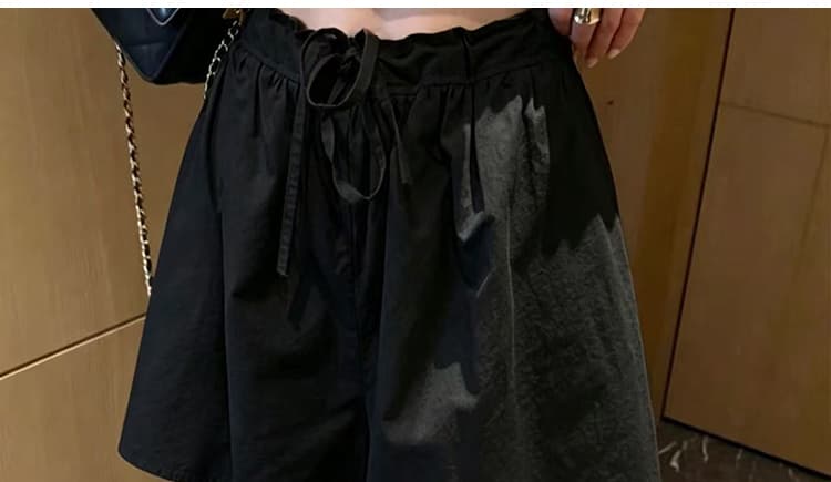 지금 임산부 화이트 운동 넓은 다리가 짧다. 바지 여성 여름 새로운 얇은 스타일 펌프 로프 작은 키 루즈핏 캐주얼 와이드 레그 팬츠 상세 이미지 39