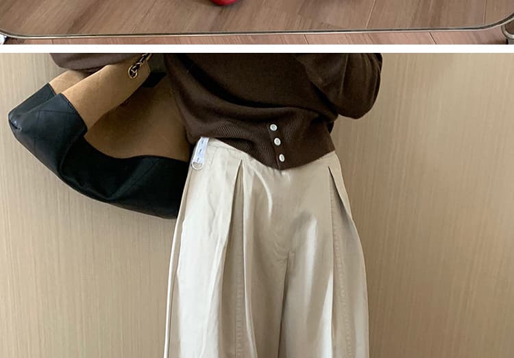 지금 임산부 와이드 레그 팬츠 봄 가을 여성 2026 새로운 없음 복부 지지 봄 여름 아니요 르 배 출산 후 웨어러블 와이드 레그 팬츠 상세 이미지 30