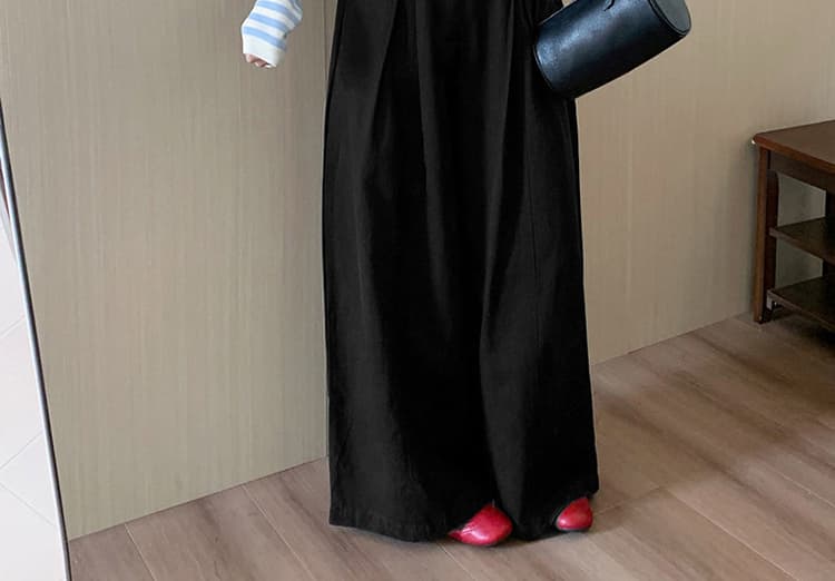 지금 임산부 와이드 레그 팬츠 봄 가을 여성 2026 새로운 없음 복부 지지 봄 여름 아니요 르 배 출산 후 웨어러블 와이드 레그 팬츠 상세 이미지 47