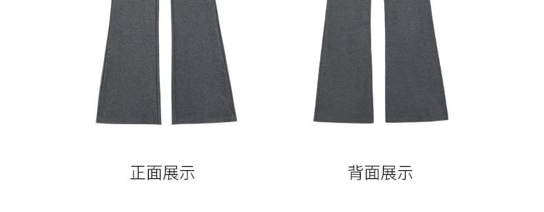 지금 임산부 부츠컷 바지 여성 봄 가을 2026 새로운 페이크 레이어드 방귀 커튼 펌프 로프 바지 스트레이트 슬림해 보이는 부츠컷 바지 상세 이미지 24