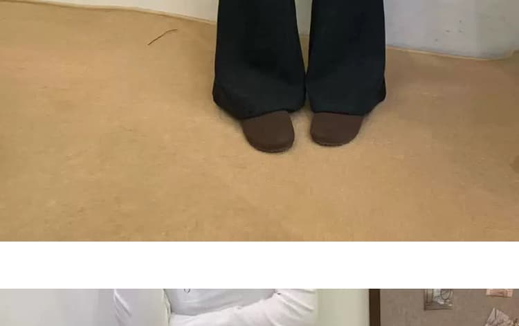 지금 임산부 부츠컷 바지 여성 봄 가을 2026 새로운 페이크 레이어드 방귀 커튼 바지 캐주얼 스트레이트 슬림해 보이는 부츠컷 바지 상세 이미지 8