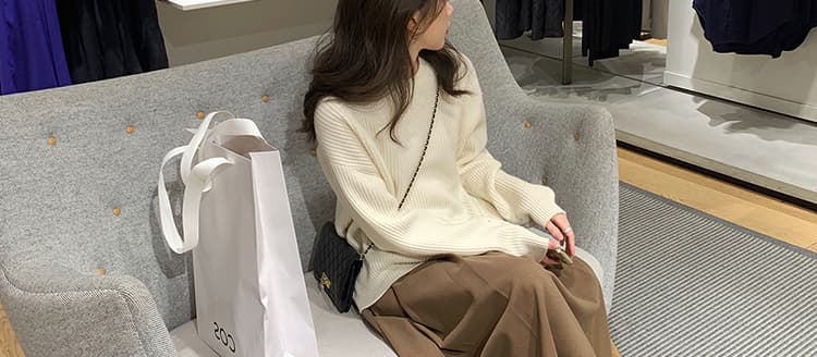 지금 임산부 플리츠 스커트 여성 가을 겨울철 새로운 외출용 루즈핏 느긋한 바람 모직 중간 길이 임산부 반신 치마 상세 이미지 48