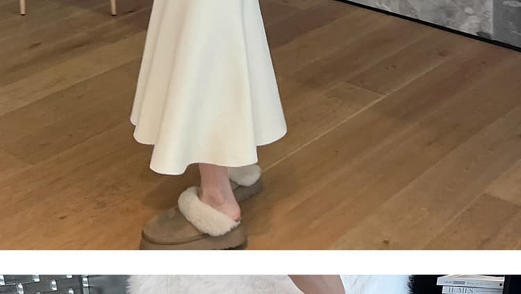 지금 임산부 없음 복부 지지 펌프 로프 니트 양모 인어 꼬리 스커트 봄 가을 새로운 슬림해 보이는 품격 도루 센스 인어 꼬리 롱 스커트 상세 이미지 41