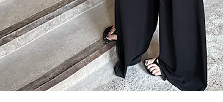 지금 임산부 와이드 레그 팬츠 새로운 여성 2026 가을 도루 센스 다용도 없음 복부 지지 바지 느긋한 바람 루즈핏 캐주얼 바지 상세 이미지 12