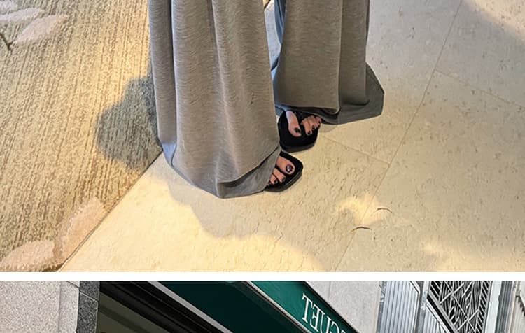 지금 임산부 와이드 레그 팬츠 새로운 여성 2026 가을 도루 센스 다용도 없음 복부 지지 바지 느긋한 바람 루즈핏 캐주얼 바지 상세 이미지 30