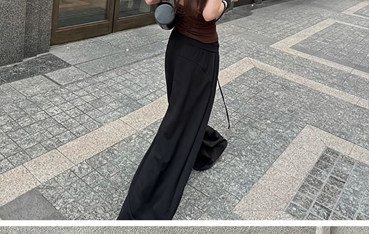 지금 임산부 와이드 레그 팬츠 새로운 여성 2026 가을 도루 센스 다용도 없음 복부 지지 바지 느긋한 바람 루즈핏 캐주얼 바지 상세 이미지 32