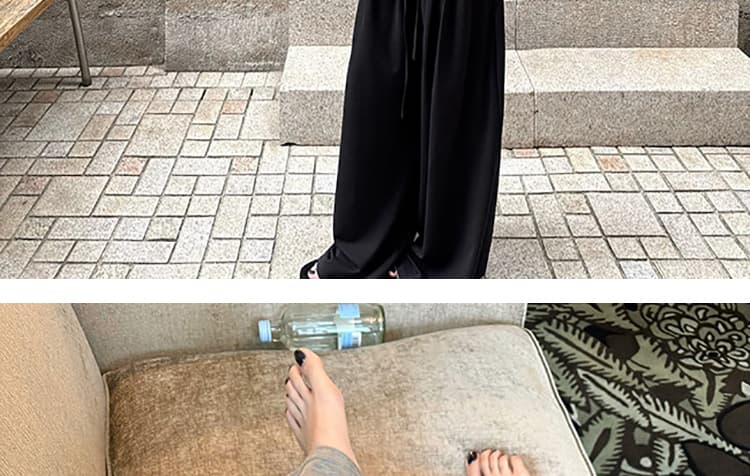 지금 임산부 와이드 레그 팬츠 새로운 여성 2026 가을 도루 센스 다용도 없음 복부 지지 바지 느긋한 바람 루즈핏 캐주얼 바지 상세 이미지 43