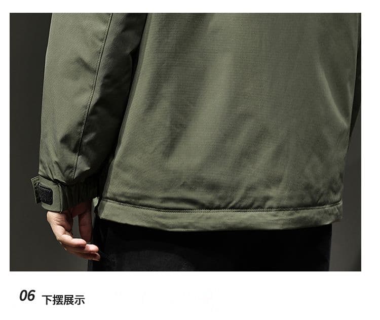 새로운 국가 표준 90 플러시 후드 다운 외투 남자 루즈핏 보온 감기 예방 익스트림 제인 항구 바람 상세 이미지 20