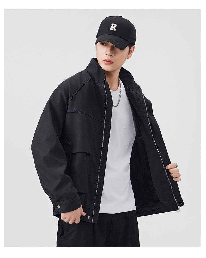 겨울 두꺼운 보온 pu 가죽 재킷 남자 스탠드 칼라 재킷 네리 털이 있는 감기 예방 야외 조수 브랜드 워크웨어 오토바이 재킷 상세 이미지 20