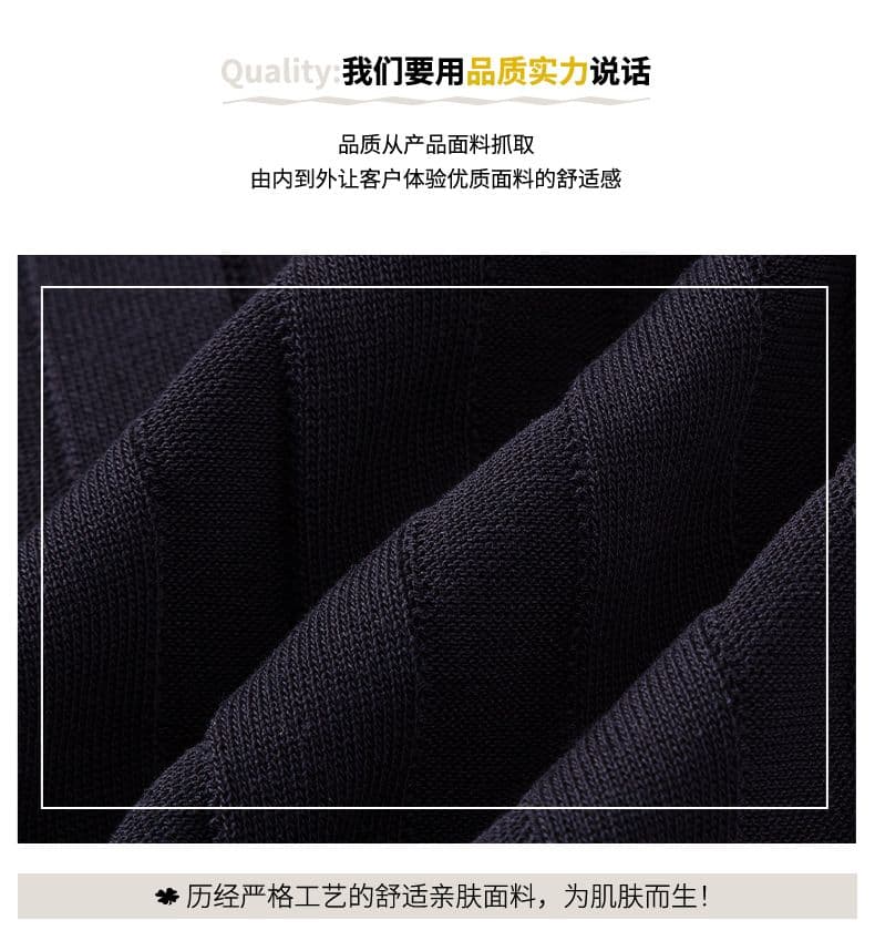 여름 마 면 오래된 돈 바람 폴로 칼라 반팔 니트 스웨터 티셔츠 남자 새로운 일본식 레트로 스트라이프 오픈 가디건 티셔츠 상세 이미지 2