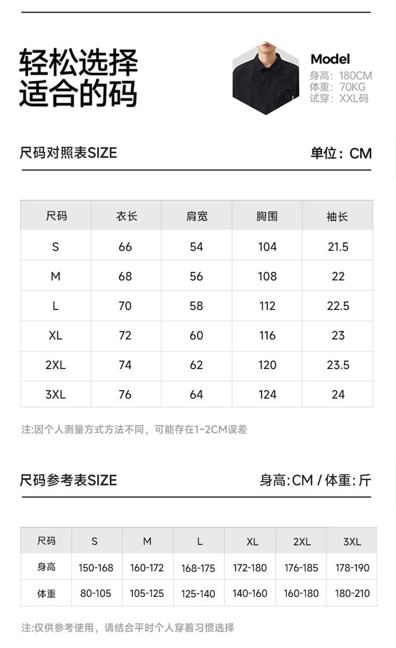 실사 2026 여름 새로운 반팔 POLO 셔츠 남자 버블 그리드 루즈핏 조수 브랜드 캐주얼 일본식 폴로 칼라 티셔츠 상세 이미지 11
