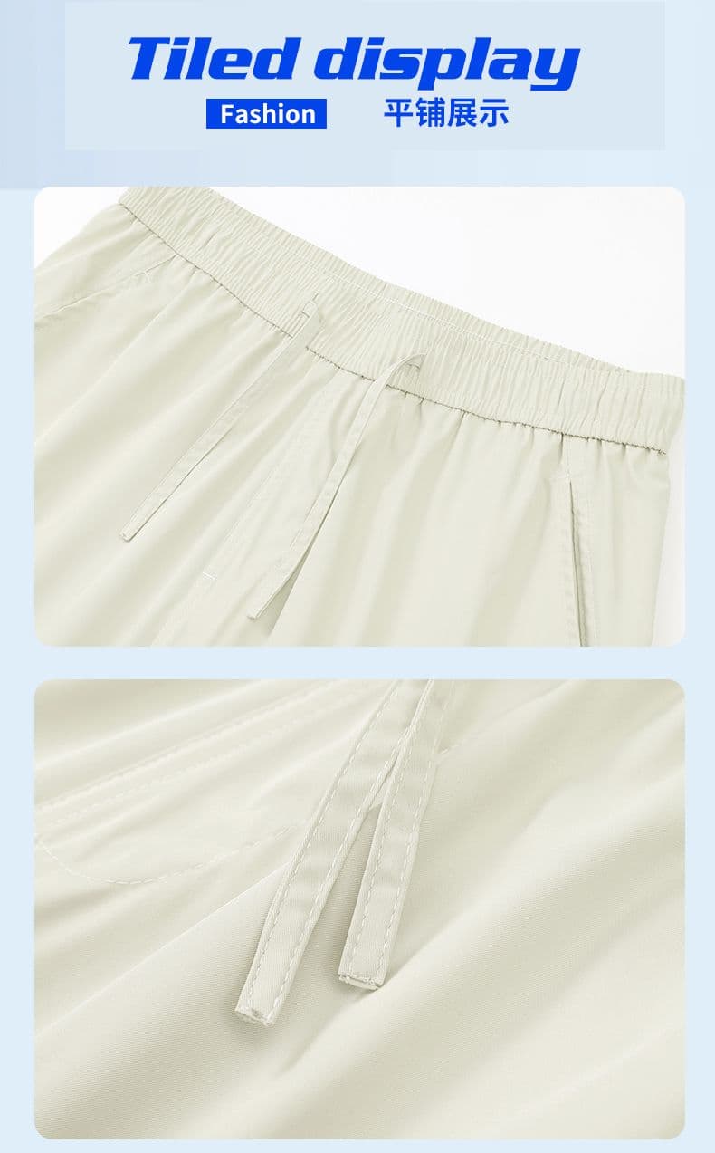 실사 여름 새로운 펀칭 반바지 남자 외출용 운동 캐주얼 바지 패치워크 루즈핏 속도 건조한 오부 바지 남자 상세 이미지 18