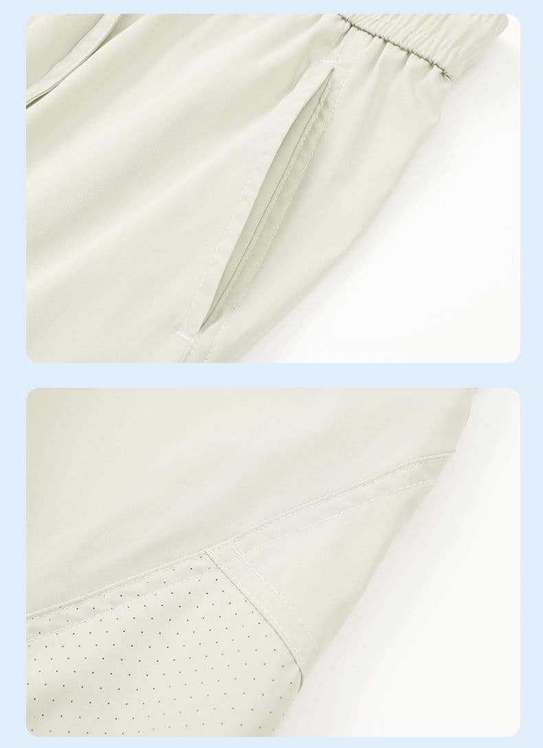 실사 여름 새로운 펀칭 반바지 남자 외출용 운동 캐주얼 바지 패치워크 루즈핏 속도 건조한 오부 바지 남자 상세 이미지 19