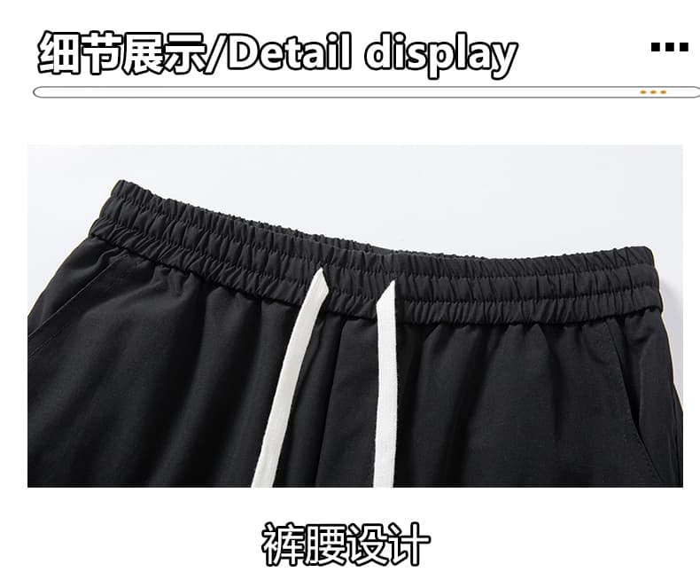 실사 여름 새로운 워크웨어 반바지 남자 조수 브랜드 통기성 캐주얼 루즈핏 오부 바지 대 바지 운동 반바지 남자 상세 이미지 23