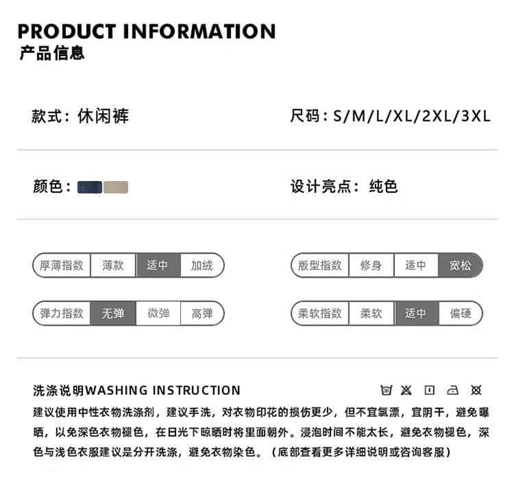 실사 아메리칸 레트로 워싱 기타 주머니 워크웨어 7부 바지 남녀 스트레이트 루즈핏 넓은 다리 캐주얼 짧은 바지 상세 이미지 3