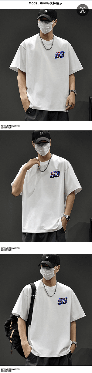 실사 2026 새로운 새로운 순면 다용도 미니멀리즘 반팔 티셔츠 남자 루즈핏 편안함 통기성 티셔츠 상세 이미지 8