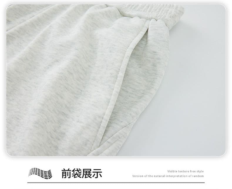 실사 여름 새로운 후아 면 무거운 캐주얼 5 점 반바지 남자 루즈핏 다용도 와 성별 니트 운동 바지 상세 이미지 27