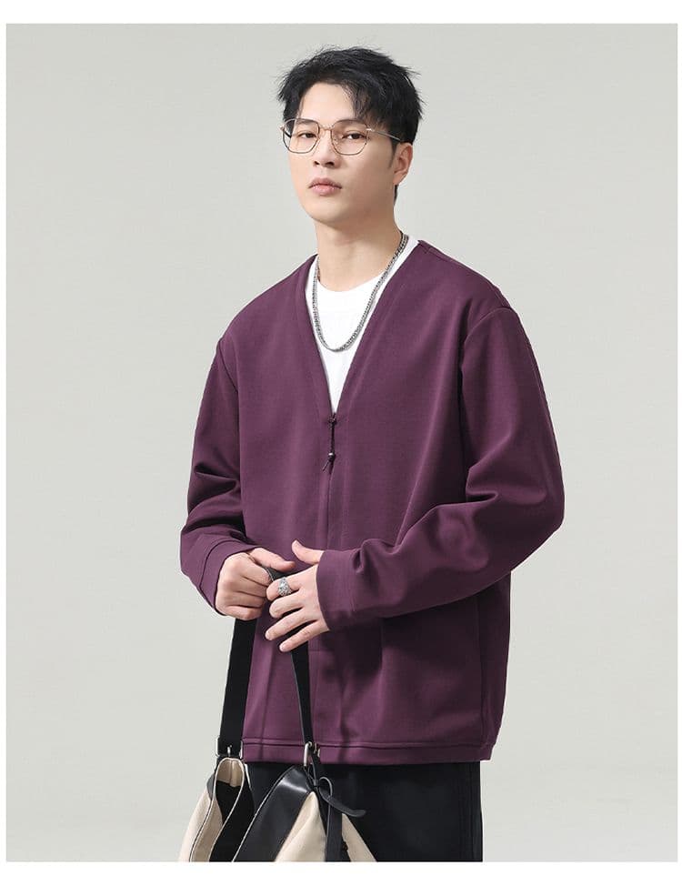 실사 2026 가을 겨울 새로운 오래된 돈 바람 아메리칸 페이크 레이어드 디자인 센스 후드티 남자 루즈핏 트렌드 일상 착용 가져 가라. 상세 이미지 16