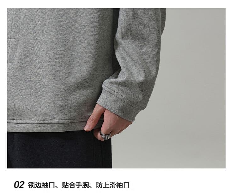 실사 2026 가을 겨울 새로운 오래된 돈 바람 아메리칸 페이크 레이어드 디자인 센스 후드티 남자 루즈핏 트렌드 일상 착용 가져 가라. 상세 이미지 27