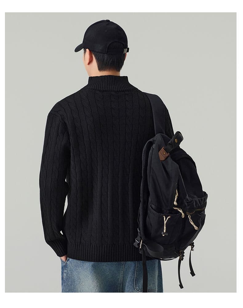실사 가을 겨울 새로운 오래된 돈 바람 마 무늬 오픈 가디건 스웨터 남녀 다용도 출퇴근 부드러운 찹쌀 니트 스웨터 재킷 상세 이미지 23