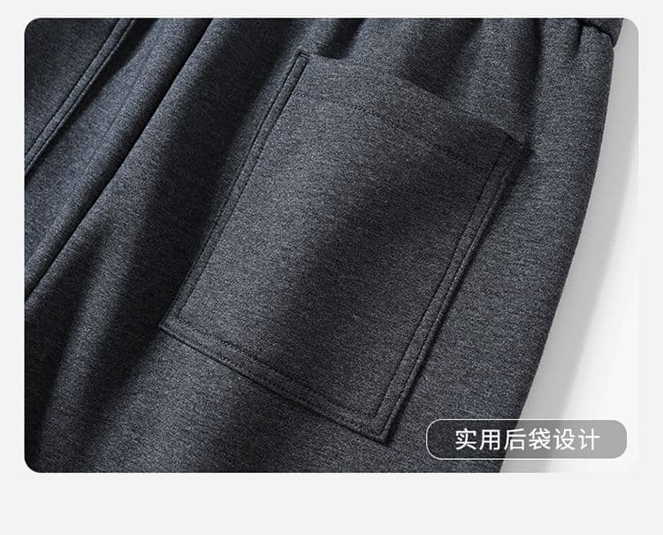실사 가을 겨울 새로운 무거운 빈 가스 층 도루 센스 펌프 로프 레트로 스트레이트 모통이 칼 루즈핏 캐주얼 니트 웨이 바지 상세 이미지 20