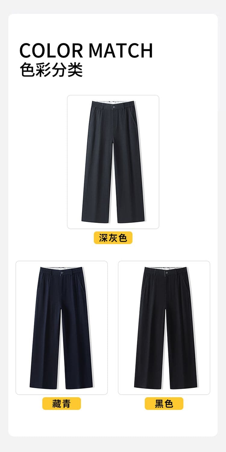 실사 가을 겨울 새로운 순면 아메리칸 높음 거리 주름 캐주얼 바지 남성 레트로 워싱 스트레이트 루즈핏 워크웨어 팬츠 상세 이미지 6