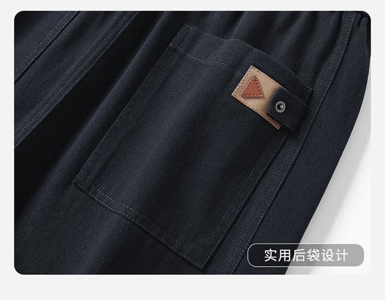 실사 가을 겨울 새로운 순면 아메리칸 높음 거리 주름 캐주얼 바지 남성 레트로 워싱 스트레이트 루즈핏 워크웨어 팬츠 상세 이미지 24