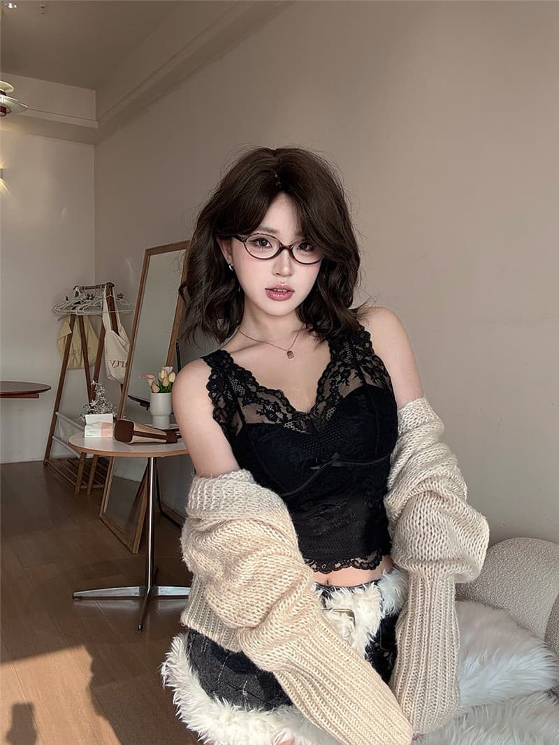 부드러운 순수한 욕망 섹시함 레이스 속옷 여성 롱 코트 만나는 인사이드 가져 가라. 없음 강철 링 벨트 가슴 패드 캐미솔 텍스트 브래지어 상세 이미지 12